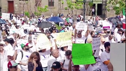 Más de dos mil trabajadores del Poder Judicial llenan Plaza de Armas