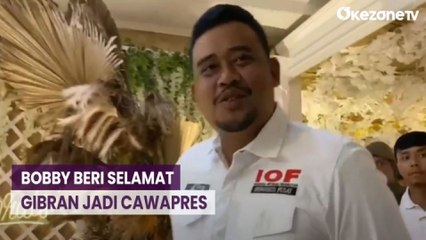 Gibran Jadi Cawapres Prabowo, Bobby: Selamat, Mudah-Mudahan Lancar
