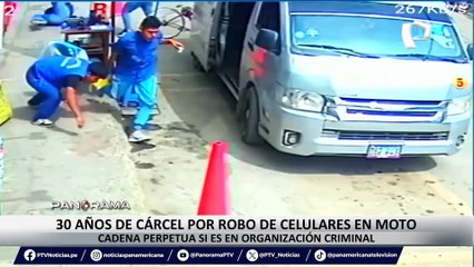 30 años de cárcel por robo de celulares: cadena perpetua si es en organización criminal