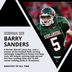 | IKENNA IKE | THE MOST LEGENDARY NFL PLAYERS: BARRY SANDERS, REGGIE WHITE, LAWRENCE TAYLOR AND PAYTON MANNING (PART 2) (@IKENNAIKE)