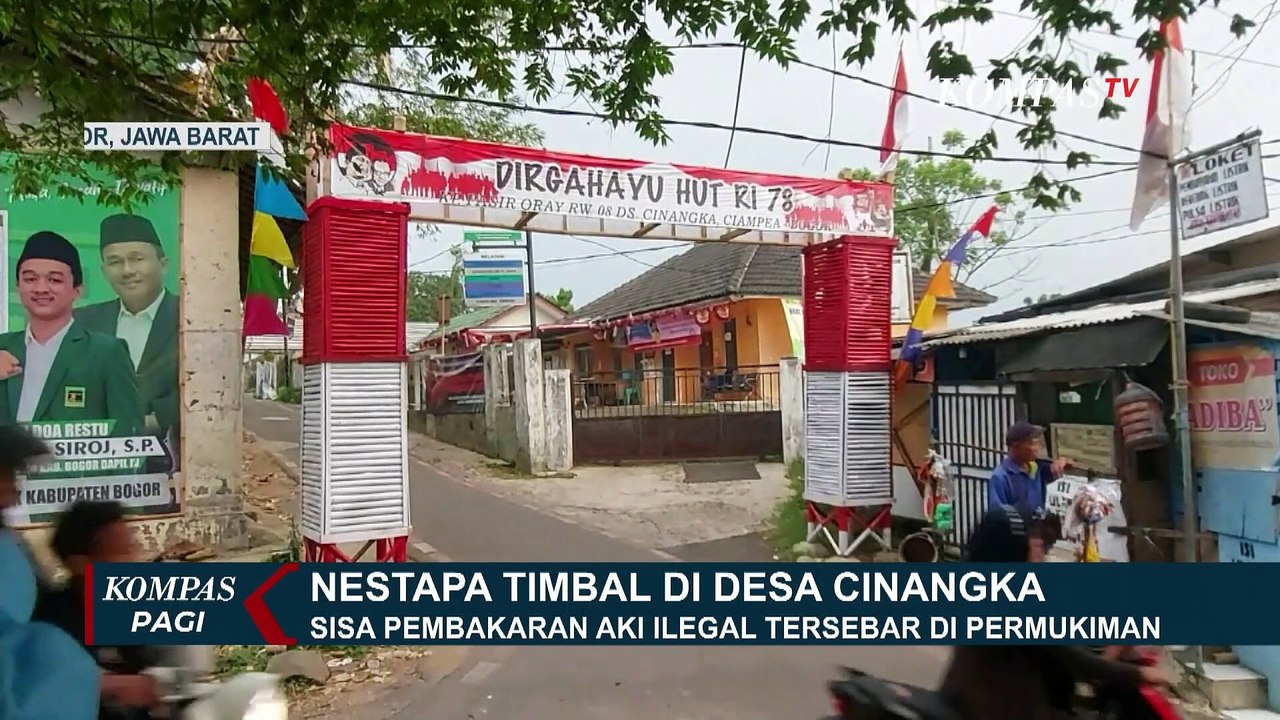 Warga Desa Cinangka Masih Terkena Dampak Limbah Timbal Bekas Pembakaran Api Ilegal