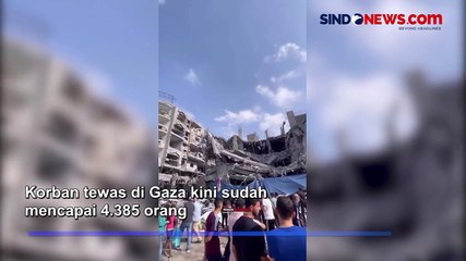 Israel Serang Pasar di Gaza, 10 Orang Tewas