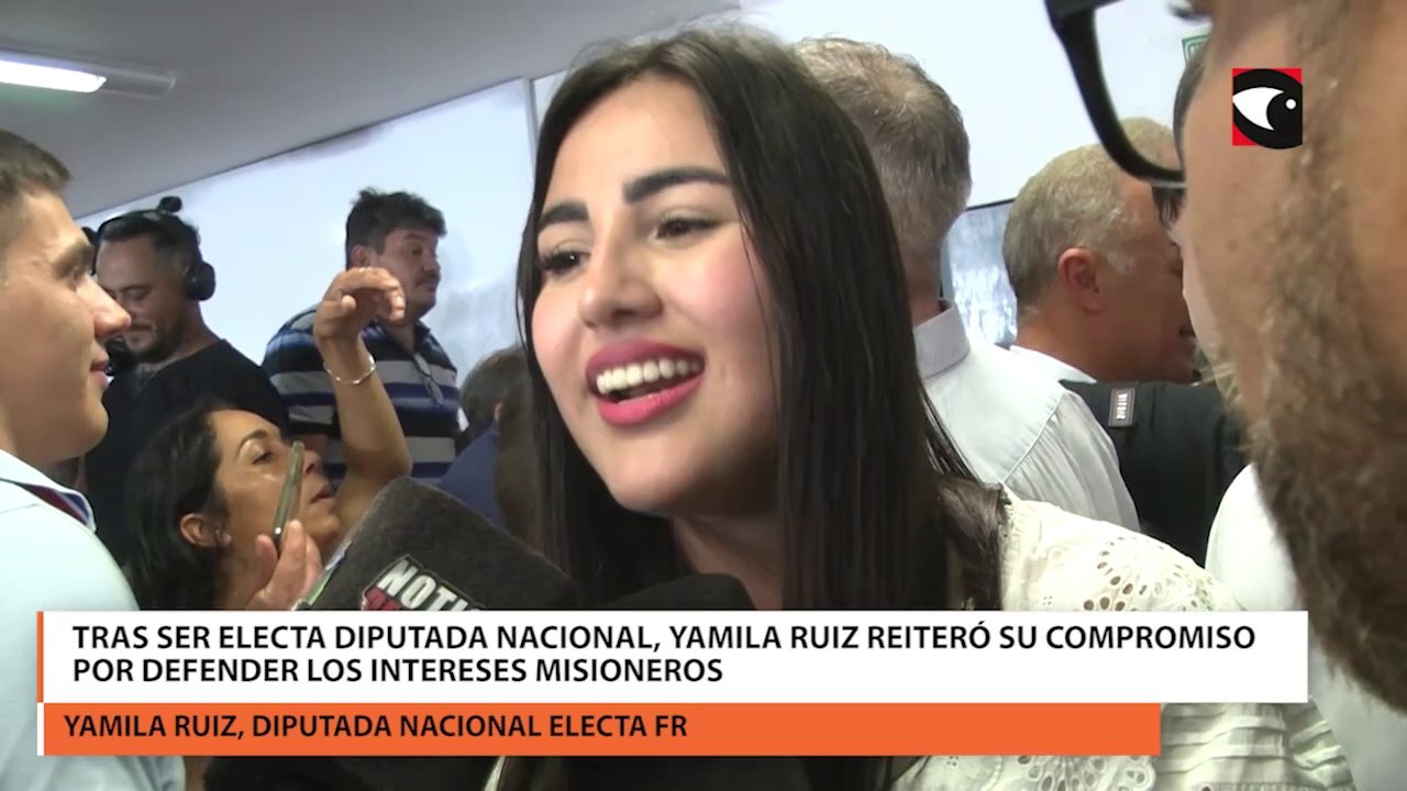Tras ser electa diputada nacional, Yamila Ruiz reiteró su compromiso por defender los intereses misioneros