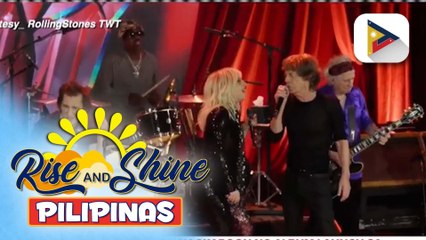 TALK BIZ | The Rolling Stones, nagkaroon ng album launch sa New York kasama ang guest na si Lady Gaga