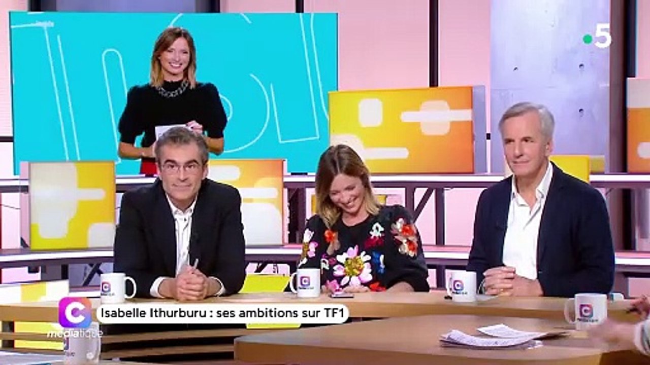 Mélanie Taravant reçoit Isabelle Ithurburu dans C Médiatique sur France 5