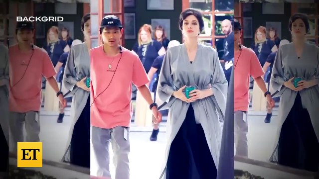 Angelina Jolie's Sons Pax and Maddox Hard at Work on Mom's Movie Set