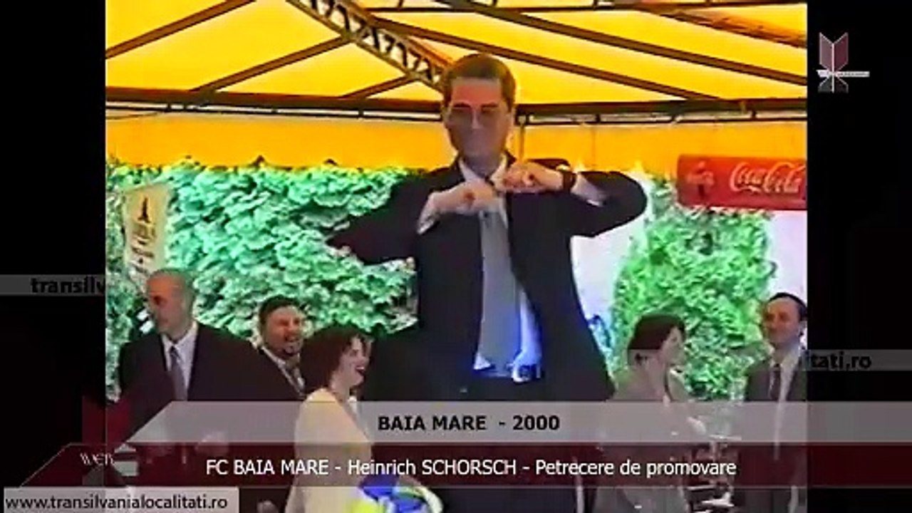 BAIA MARE (2000) - FC BAIA MARE - Heinrich SCHORSCH - Petrecere de promovare