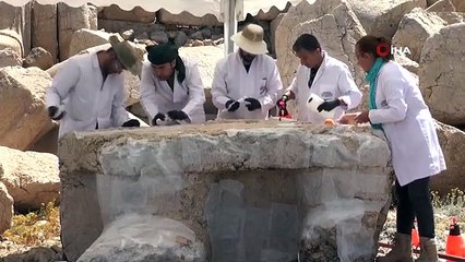 Nemrut'taki heykellerde denenen 'nano kireç' tuttu