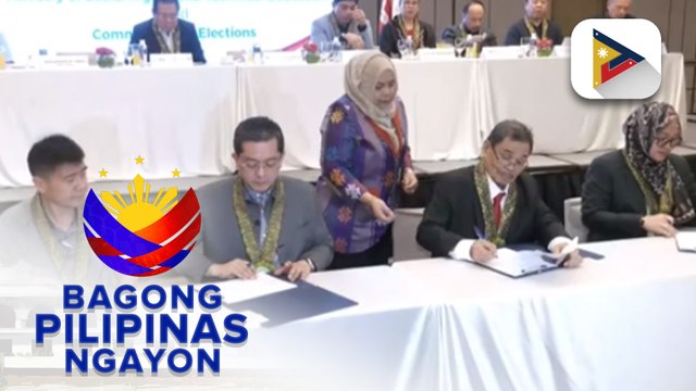 Comelec at BARMM, lumagda sa isang kasunduan kaugnay ng #BSKE2023