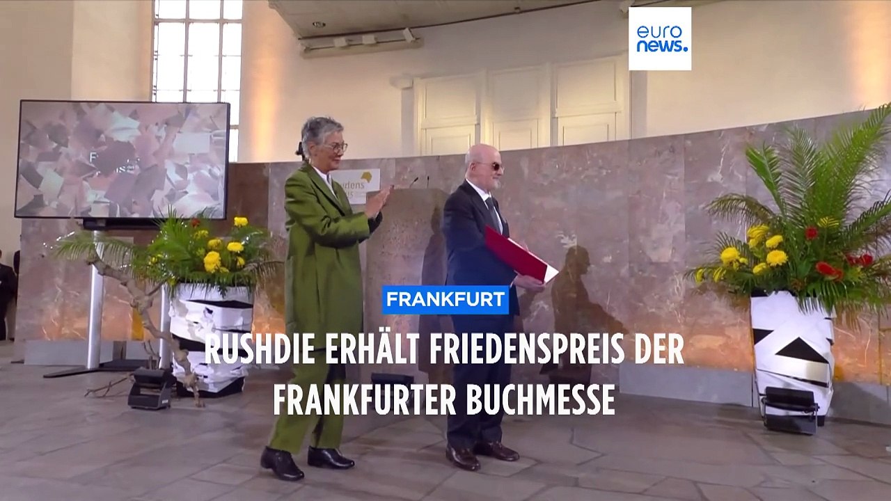 Salman Rushdie erhält Friedenspreis des deutschen Buchhandels