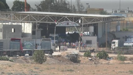 Gaza : le convoi humanitaire transporte des "produits essentiels" et du "carburant"