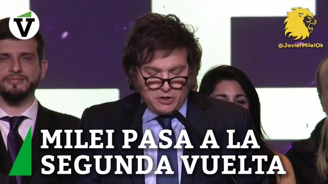 Milei habla de elección histórica y apela a votantes de Bullrich de cara al balotaje