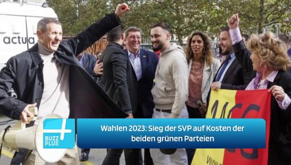 Скачать видео: Wahlen 2023: Sieg der SVP auf Kosten der beiden grünen Parteien