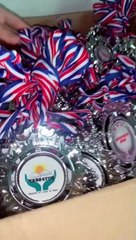 Ready Stock Plastic Medals with YTT Trophy Supplier Malaysia