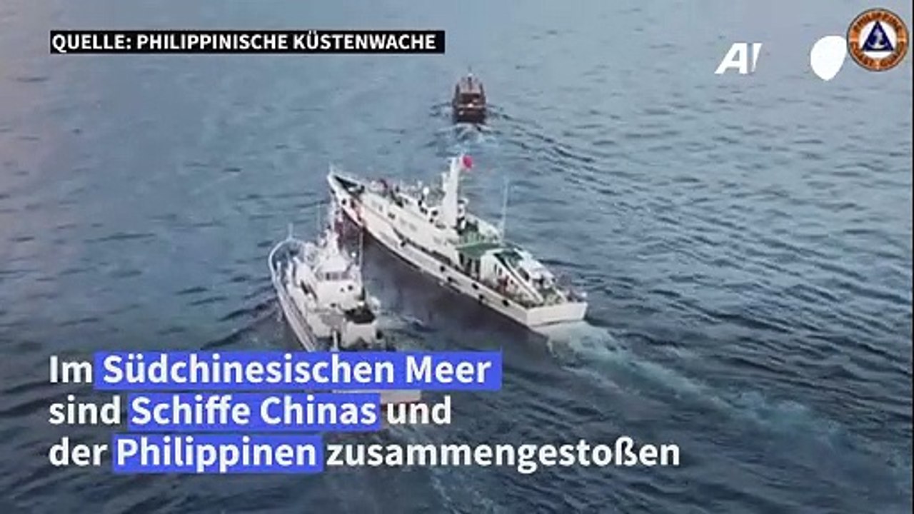 Schiffskollisionen im südchinesischen meer