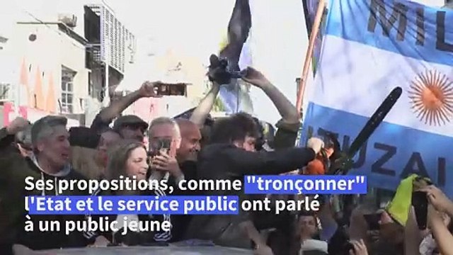 Argentine: le ministre de l'Economie Massa et l'ultralibéral Milei au second tour