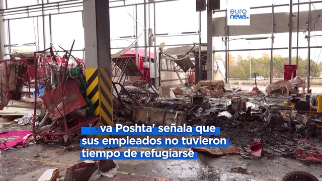 Ucrania responderá al ataque ruso con cohetes contra un centro de distribución postal en Járkov