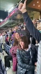 Los padres y la hermana de Marc Guiu, emocionados tras su debut histórico