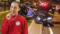 Kayseri'de otomobilin TIR'a arkadan çarptığı kazada milli sporcu Buket Kaya hayatını kaybetti, 2 kişi yaralandı