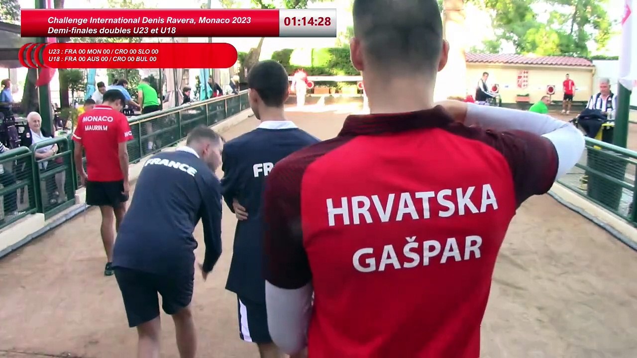 Demi-finales double U23, Challenge International Denis Ravera, Monaco 2023