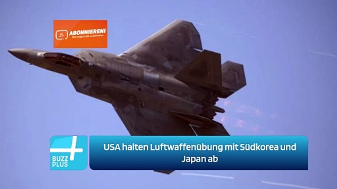 USA halten Luftwaffenübung mit Südkorea und Japan ab