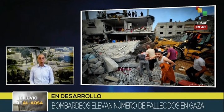 Más de 500 palestinos murieron por bombardeos israelíes en las últimas horas