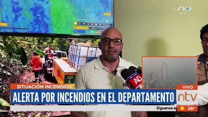 Alerta por incendios en el departamento