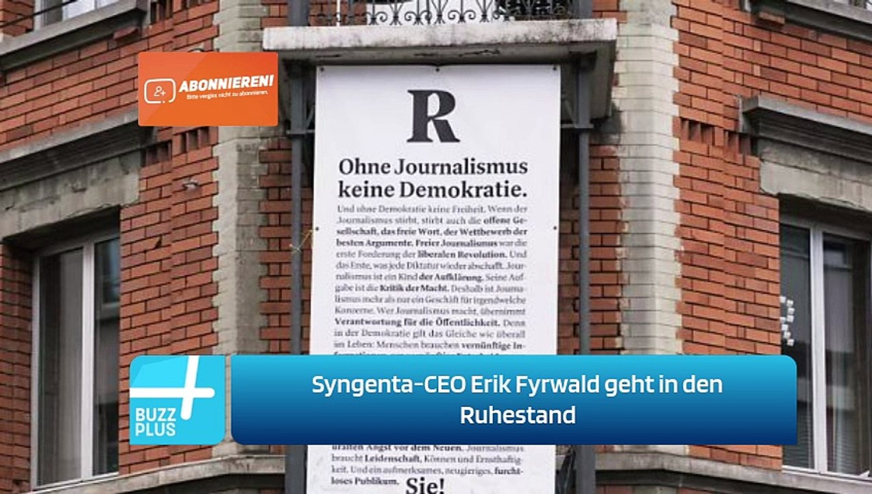 Syngenta-CEO Erik Fyrwald geht in den Ruhestand