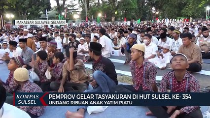 Pemprov Gelar Tasyakuran Di Hut Sulsel Ke- 354