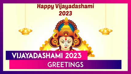 Vijayadashami 2023 Greetings: Send Messages To Your Loved Ones As You Bid Goodbye To Maa Durga