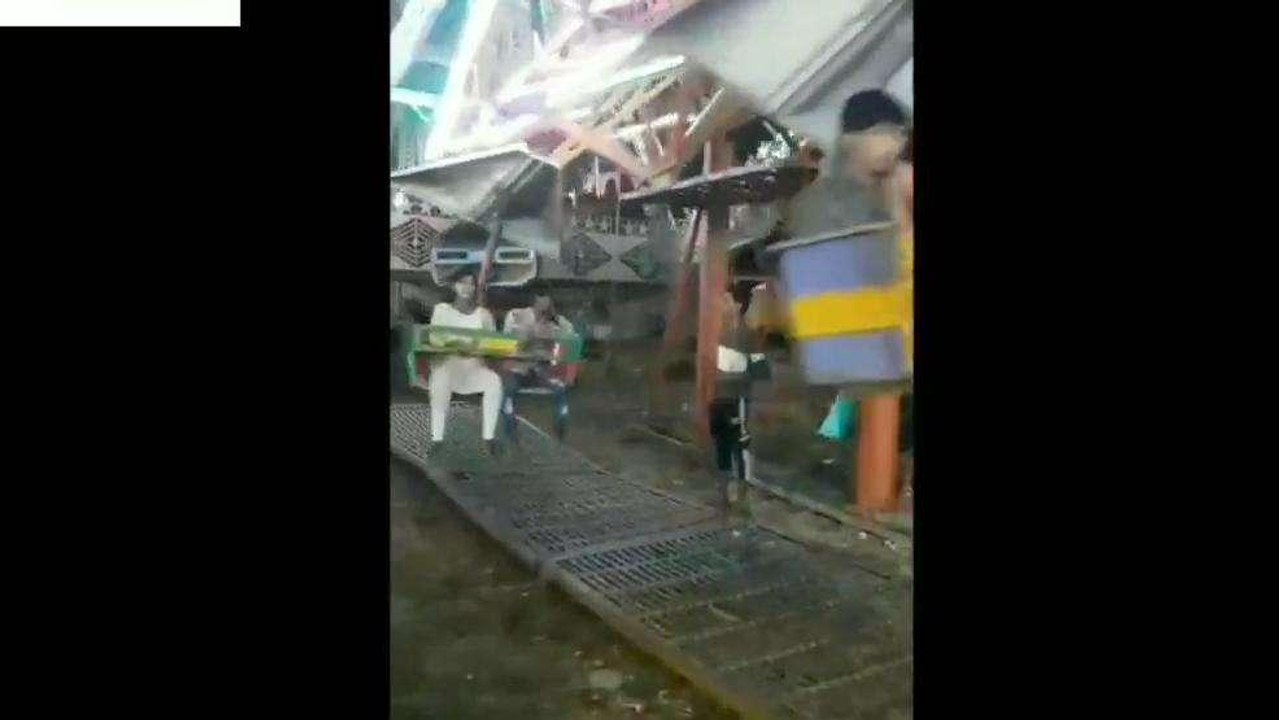मेले में लगे झूले में उतरा करंट, तड़प तड़प कर हुई बच्ची की मौत, Video Viral