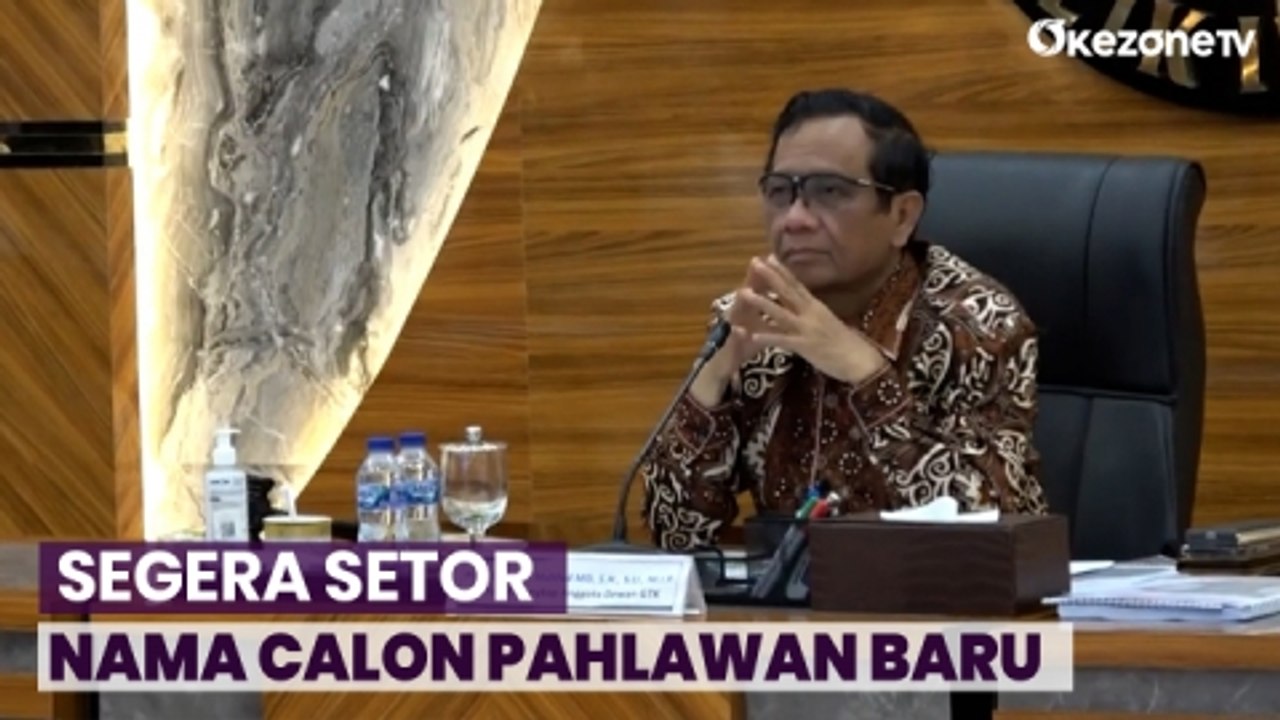 Mahfud MD Segera Setor Nama Calon Pahlawan Baru Indonesia ke Jokowi