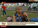 Caraqueños manifiestan su apoyo para celebrar el Referéndum Consultivo del Esequibo