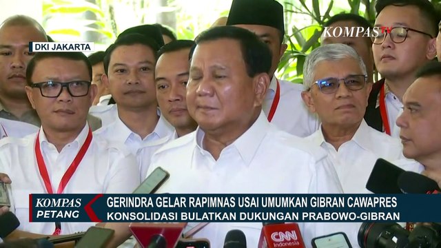 Usung Nama Gibran, Prabowo Subianto Sebut Tiap Parpol di Koalisi Indonesia Maju Adakan Konsolidasi