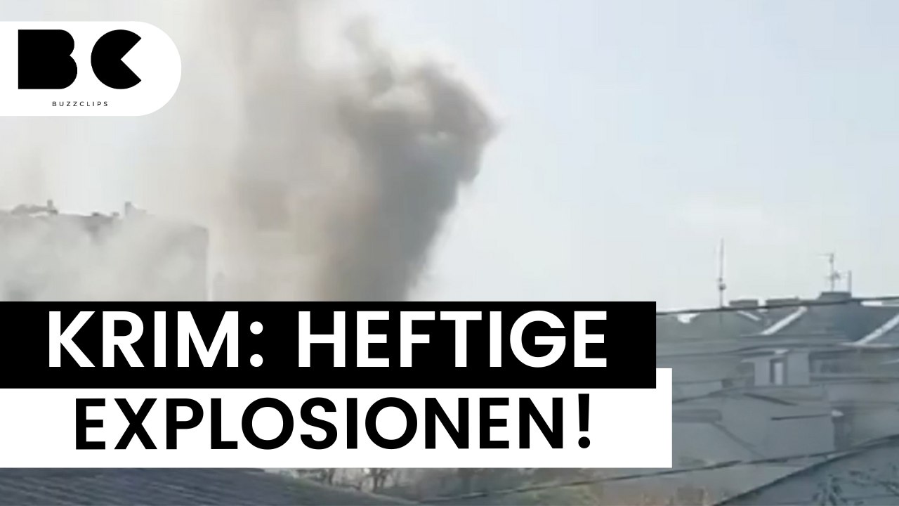 Krim von heftigen Explosionen erschüttert