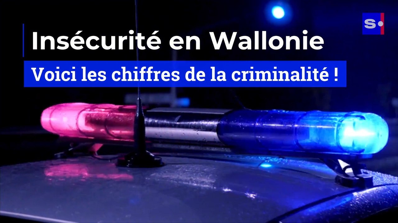 Région Wallonne : voici les chiffres de la criminalité