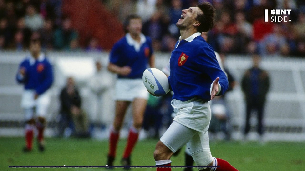 Voici le premier joueur français à avoir inscrit un essai en Coupe du monde et c'est une légende