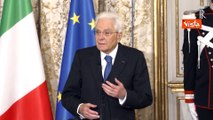 Mattarella: Il mondo ? cambiato in peggio
