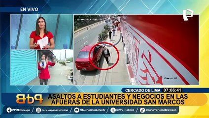 Inseguridad en exteriores de universidad San Marcos: estudiantes denuncian constantes robos
