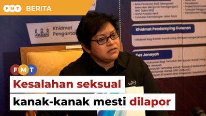 Kesalahan seksual kanak-kanak mesti dilapor, kata Azalina