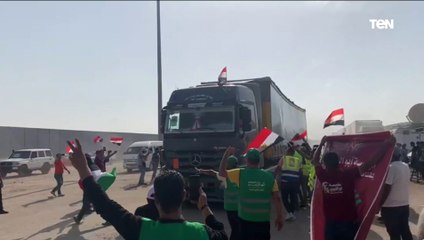 Download Video: قوافل الإغاثة للتحالف الوطني وحياة كريمة تواصل إمداداتها للشعب الفلسطيني الشقيق عبر معبر رفح