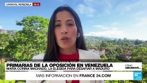 Informe desde Caracas: María Corina Machado se impuso en primarias opositoras