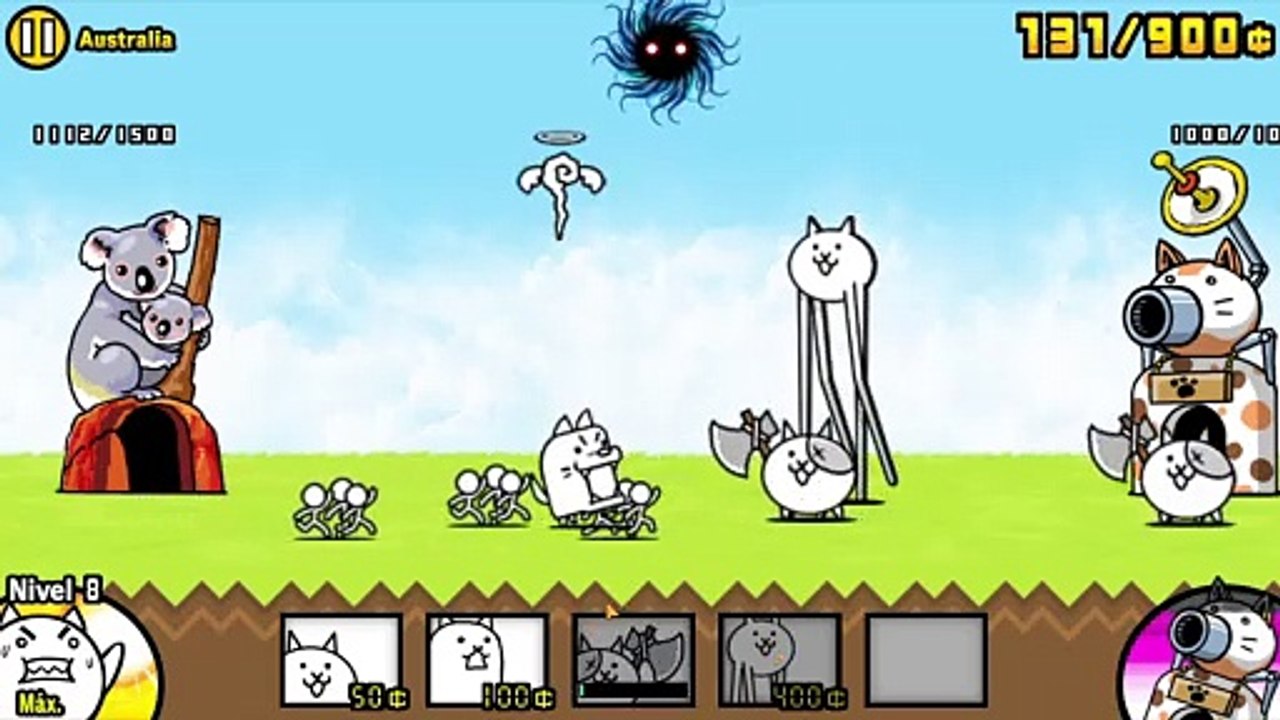 El gato mas largo que he visto | THE BATTLE CATS