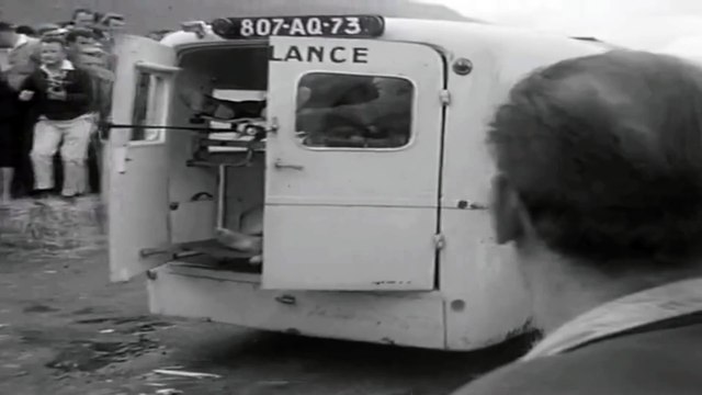 Chris Threlfall & 7 Spectators Fatal Crash @ Aix-les-Bains 1960 (Aftermath)