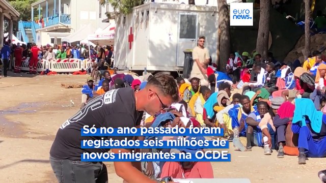OCDE regista novos máximos de entrada de migrantes e refugiados aprovados