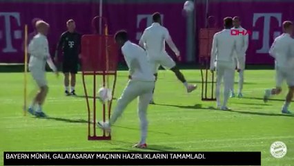 Bayern Münih, Galatasaray hazırlıklarını tamamladı