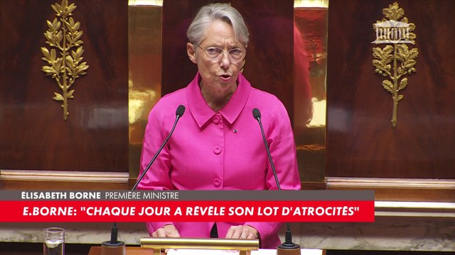 Élisabeth Borne : «Je tenais à dire, une nouvelle fois, ma solidarité envers le peuple israélien dans cette épreuve»