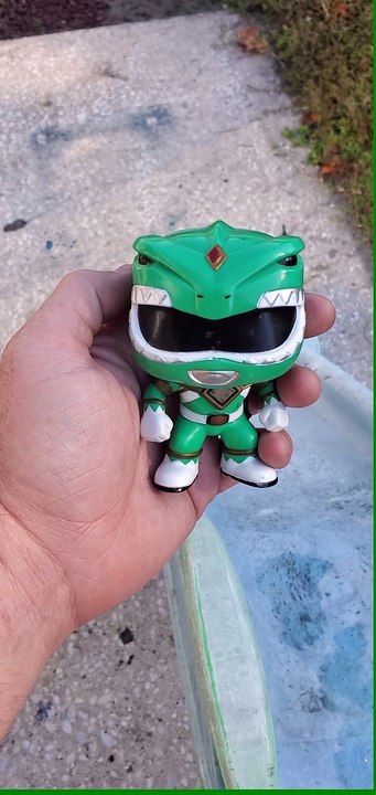 Green Ranger Funko Pop - Slide Test