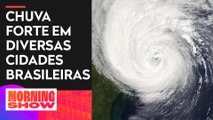 Novo ciclone extratropical de grande dimensão se formará na costa sul do Brasil