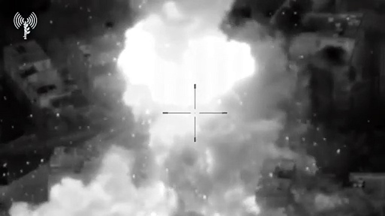 Exército israelita partilha vídeo em que alega ter atingido alvos em Gaza